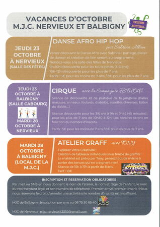 MJC OCTOBRE